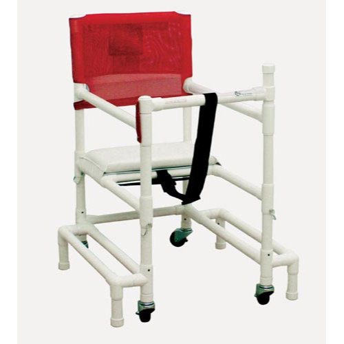 Walker with Height Adjustable Arms and Built-In Seat