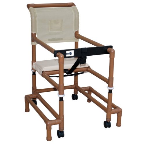 Walker with Height Adjustable Arms and Built-In Seat