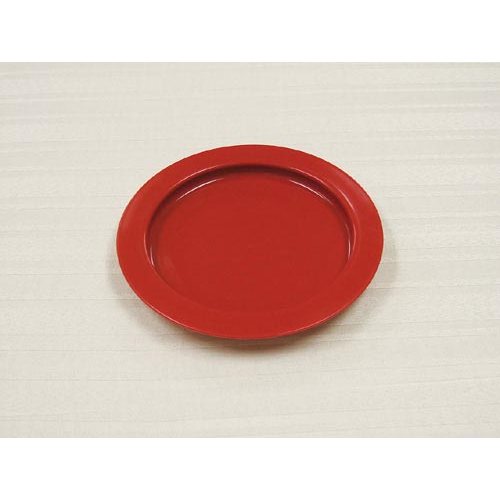 Inner-Lip Dinner Plate - Red