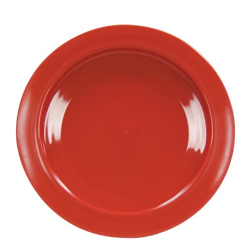 Inner-Lip Dinner Plate - Red