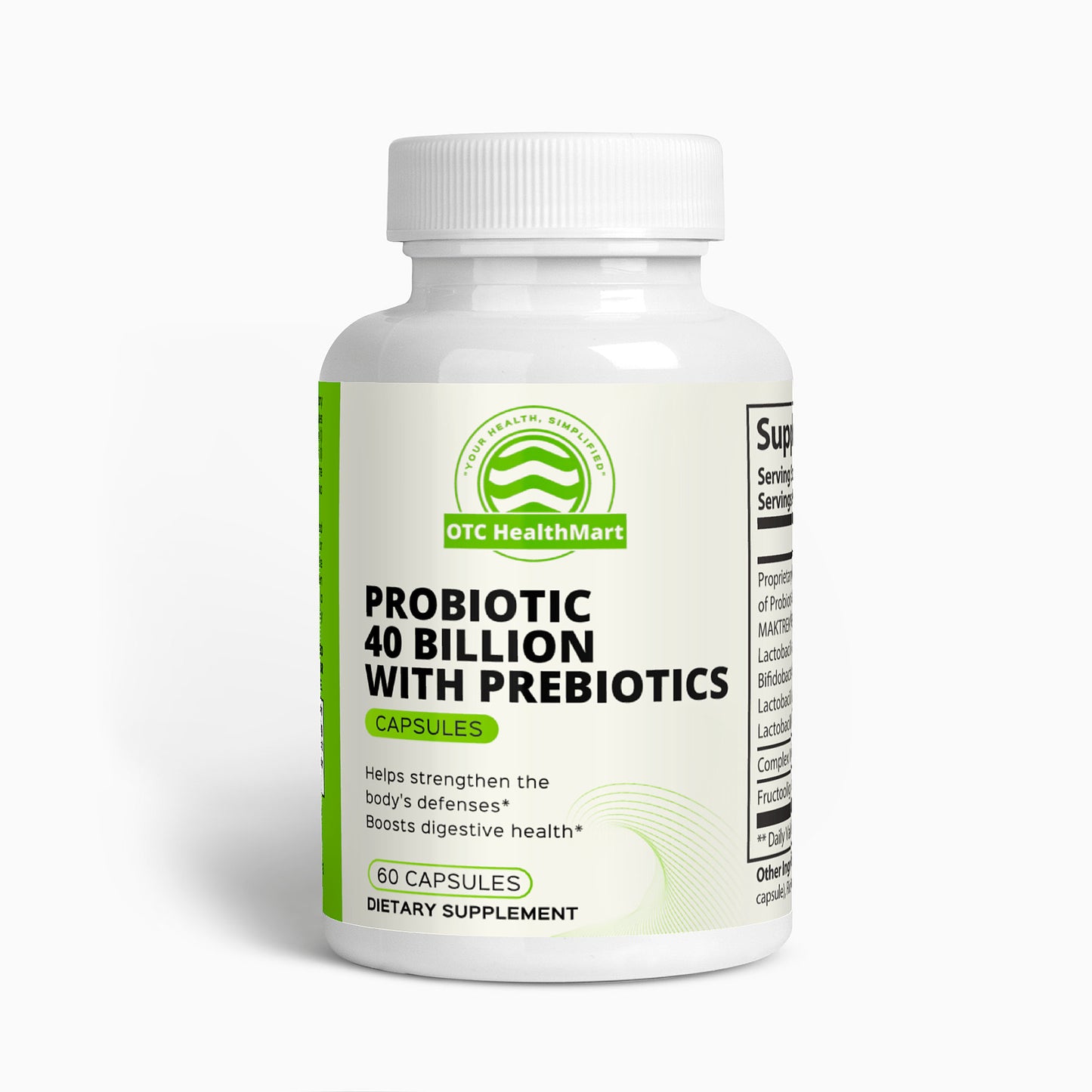 Probiotic 40 Billion with Prebiotics