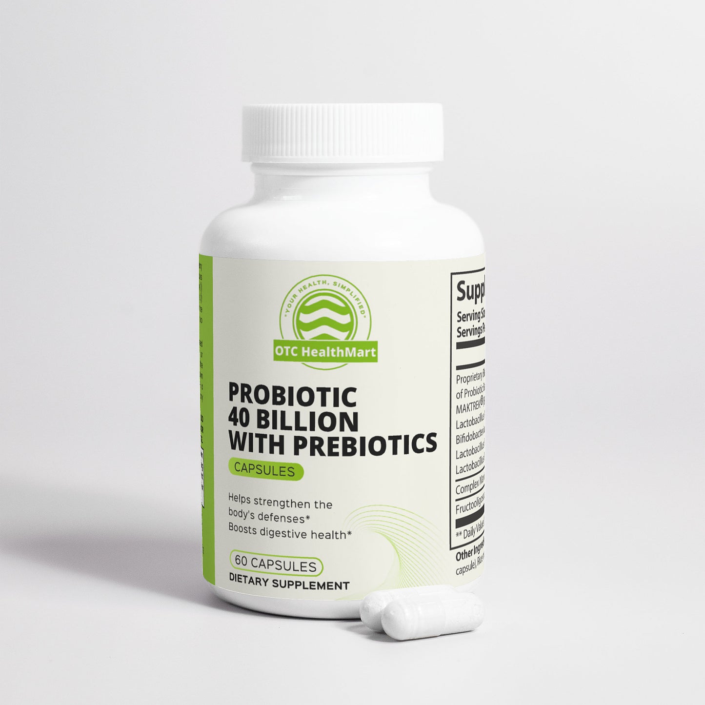 Probiotic 40 Billion with Prebiotics