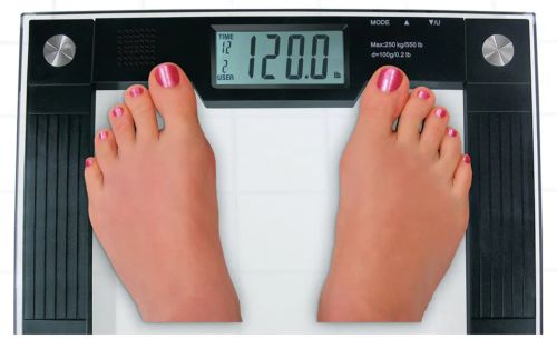 Talking Glass Scale - Extra-Wide, 550 lb Weight Capacity