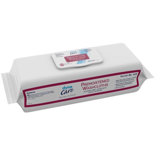 Premoistened Disposable Washcloths Refill – Pack of 64