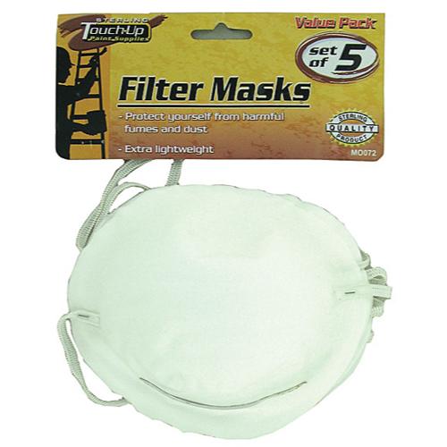 Dome-Shaped Filter Masks - Pack of 5