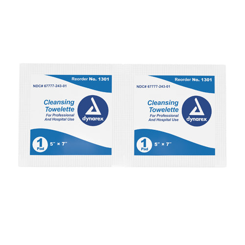 Cleansing Towelettes 5"x7" – Box of 100