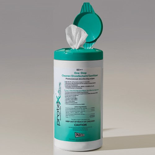 Protex Ultra Disinfectant Wipes – 75 Count Canister, Textured 7 x 9.5 Inch