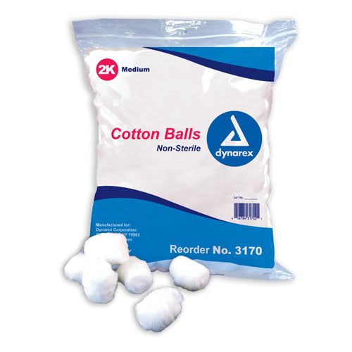 Cotton Balls Non-Sterile Medium – Pack of 2000