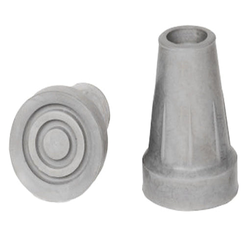 Jumbo Gray Crutch Tips – 1 Pair, PCP, Retail