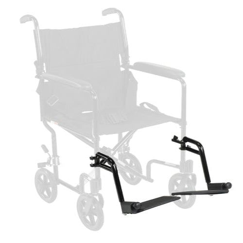 Footrests Set for 10950F - Black, Pair