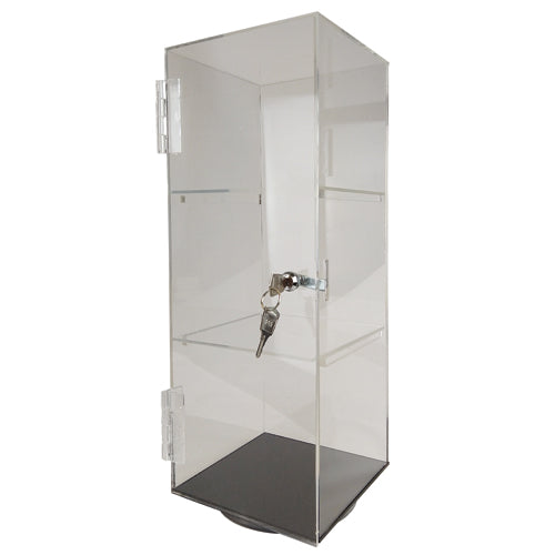 Blue Jay Mini Rotating Acrylic Showcase with Lock