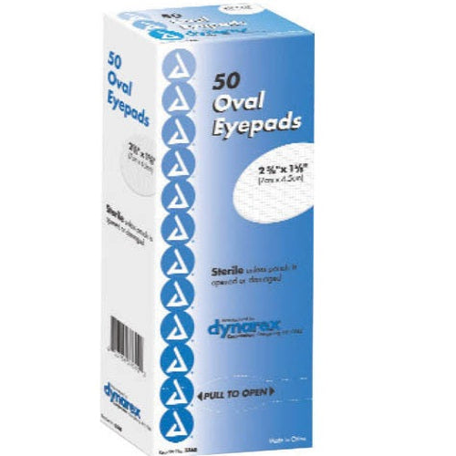 Sterile Oval Eye Pad 2-5/8" x 1-5/8" – Box of 50