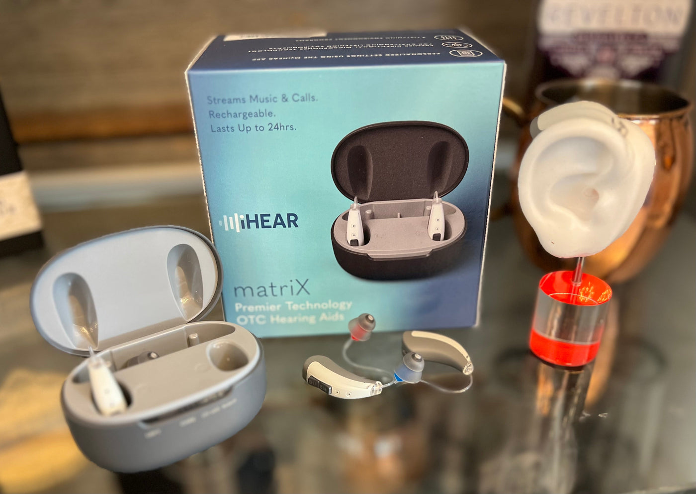 iHEAR Matrix OTC Hearing Aid — Bluetooth Hearing, Not Guessing | $349 ...