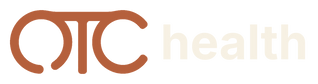 OTCHealth logo, white/reversed for dark backgrounds