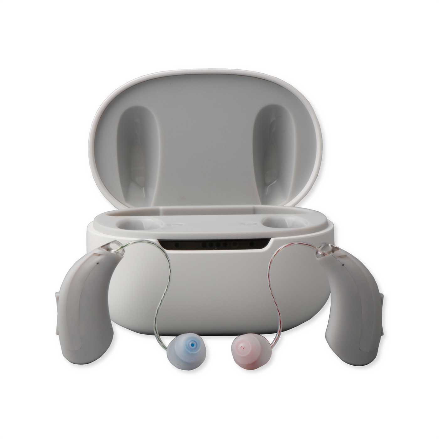 STREAM RIC Rechargeable OTC Hearing Aid Kit with Bluetooth Streaming & App Personalization